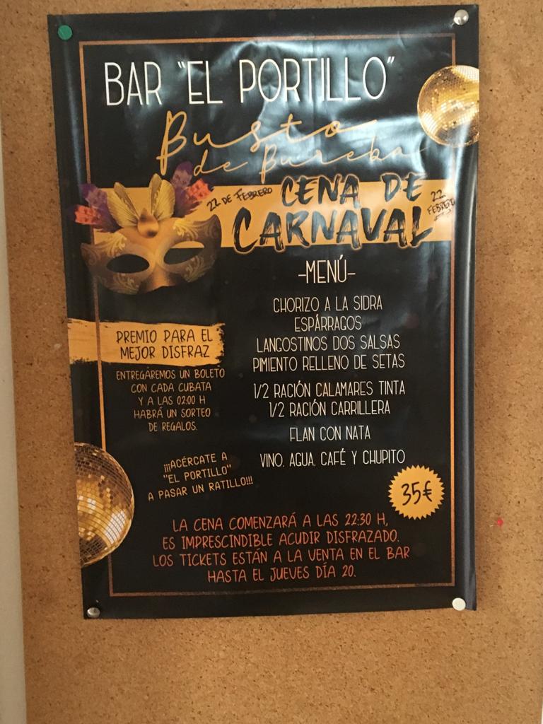 CENA DE CARNAVAL - 22 de Febrero de 2020