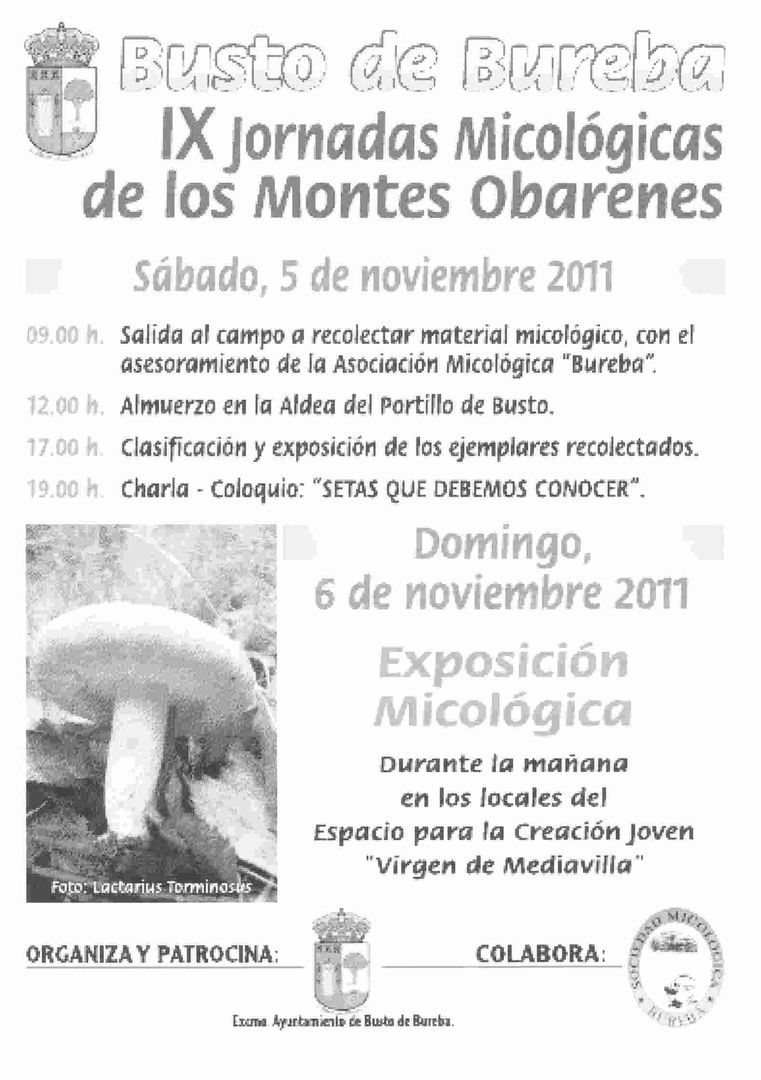 IX Edición de las Jornadas Micológicas de los Montes Obarenes