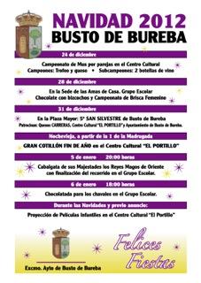 programa de navidad 2012 en Busto de Bureba